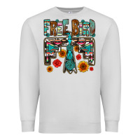 Dove Grey western free bird Premium Sweatshirt - OliviaCreatesArt
