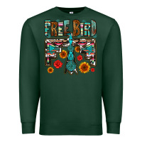 Sports Green western free bird Premium Sweatshirt - OliviaCreatesArt