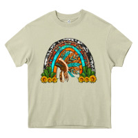 Mossy indian headdress cactus and sunflowers rainbow Heavy Core Tee - Artiststas