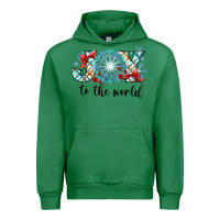 Emerald Joy to the World Urban Hoodie - CowhideDigitalArt