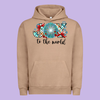 Joy To The World Urban Hoodie Designed By Cowhidedigitalart
