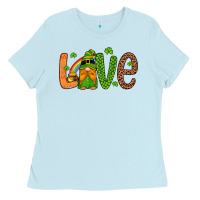 Baby Blue love gnome Ladies Tee - Artiststas