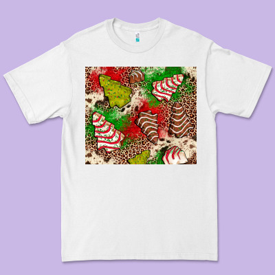 Little Debbie Tree Cakes Leopard Premium Tee Designed By Jahusdesignshop