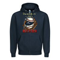 Navy Diamonds are a girl's best friend Baseball Zipper Hoodie - HowdyJamesFarm