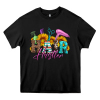 Black hair hustler hairstylist Heavy Core Tee - Artiststas