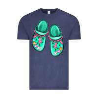 Vintage Denim nurse crocs Vintage Tee - MaliasSmallBusiness