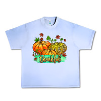 Grape Ice thankful pumpkins with glitter Urban Heavy Tee - MaliasSmallBusiness