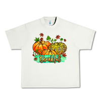 Pistachio thankful pumpkins with glitter Urban Heavy Tee - MaliasSmallBusiness