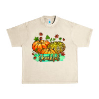 Sandshell thankful pumpkins with glitter Urban Heavy Tee - MaliasSmallBusiness