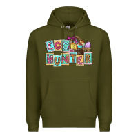 Army Green Egg hunter Easter Day Premium Hoodie - CowGirlArtShop