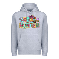 Heather Grey Egg hunter Easter Day Premium Hoodie - CowGirlArtShop