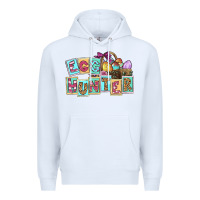 White Egg hunter Easter Day Premium Hoodie - CowGirlArtShop