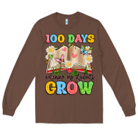 Chestnut 100 days watching my students grow Long Sleeve Tee - Artiststas