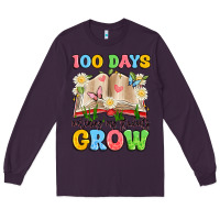 Plum 100 days watching my students grow Long Sleeve Tee - Artiststas