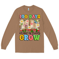 Toasted Coconut 100 days watching my students grow Long Sleeve Tee - Artiststas