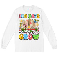 White 100 days watching my students grow Long Sleeve Tee - Artiststas