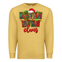 Antique Gold christmas jelly bean claus Premium Sweatshirt - FaDigitalArtStudio