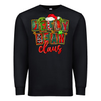 Black christmas jelly bean claus Premium Sweatshirt - FaDigitalArtStudio