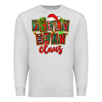Dove Grey christmas jelly bean claus Premium Sweatshirt - FaDigitalArtStudio
