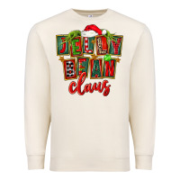 Sandshell christmas jelly bean claus Premium Sweatshirt - FaDigitalArtStudio