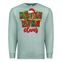Seafoam christmas jelly bean claus Premium Sweatshirt - FaDigitalArtStudio