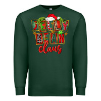 Sports Green christmas jelly bean claus Premium Sweatshirt - FaDigitalArtStudio
