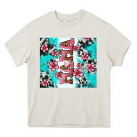Cream floral mama Heavy Core Tee - AdoDesignShop