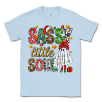 Dusty Blue Sassy litte soul Classic Tee - NancyCooperArtShop