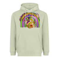 Matcha mardi gras rainbow Heavyweight Hoodie - OliviaCreatesArt