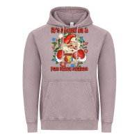 Vintage Zinc its abuelita and pan dulce season mexican santa Vintage Hoodie - MaliasSmallBusiness