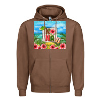 Chestnut summer nana Zipper Hoodie - TumblerDesignByShophia