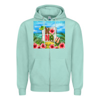 Seafoam summer nana Zipper Hoodie - TumblerDesignByShophia