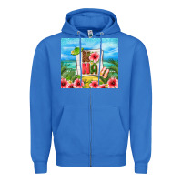 True Royal summer nana Zipper Hoodie - TumblerDesignByShophia