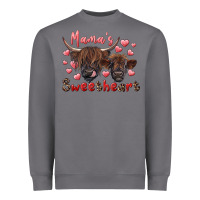 Storm mama's sweetheart highland cow and calf Heavyweight Sweatshirt - RanaPortraitStore