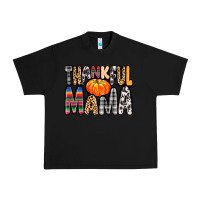 Black Thankful Mama Urban Heavy Tee - MaliasSmallBusiness