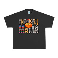 Pigment Black Thankful Mama Urban Heavy Tee - MaliasSmallBusiness