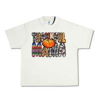 Pistachio Thankful Mama Urban Heavy Tee - MaliasSmallBusiness