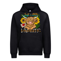 Black just a little dramatic Urban Hoodie - CowhideDigitalArt