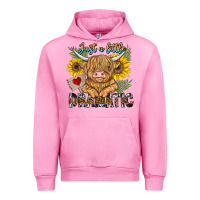 Fuchsia Pink just a little dramatic Urban Hoodie - CowhideDigitalArt