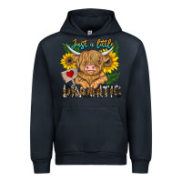 Navy just a little dramatic Urban Hoodie - CowhideDigitalArt
