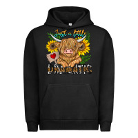 Pigment Black just a little dramatic Urban Hoodie - CowhideDigitalArt