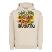 Pigment French Oak just a little dramatic Urban Hoodie - CowhideDigitalArt