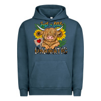 Pigment Midnight Navy just a little dramatic Urban Hoodie - CowhideDigitalArt