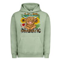 Pigment Oil Green just a little dramatic Urban Hoodie - CowhideDigitalArt