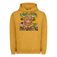 Pigment Peanut Butter just a little dramatic Urban Hoodie - CowhideDigitalArt