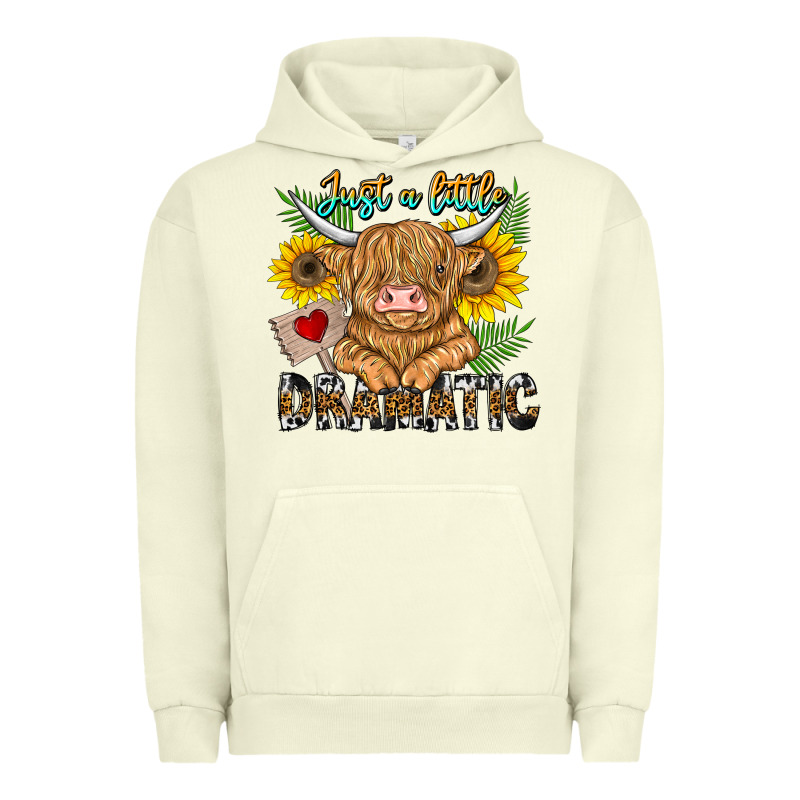 Just A Little Dramatic Urban Hoodie by CowhideDigitalArt | Teevron