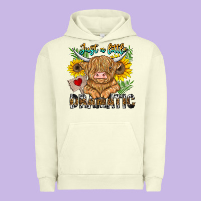 Just A Little Dramatic Urban Hoodie Designed By Cowhidedigitalart