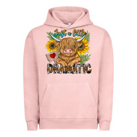 Pigment Salmon just a little dramatic Urban Hoodie - CowhideDigitalArt