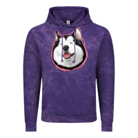 Cloud Purple husky Vintage Hoodie - Jasminsmagicworld