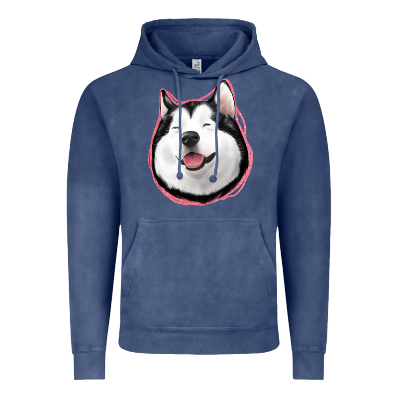 Husky Vintage Hoodie by Jasminsmagicworld | Teevron